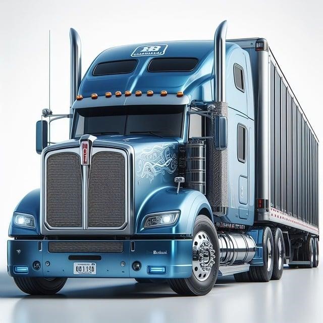 Free Ai Generated Truck illustration and picture