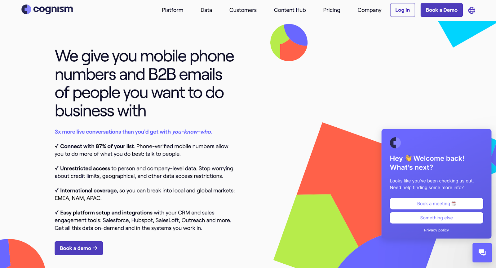 Cognism Landing Page