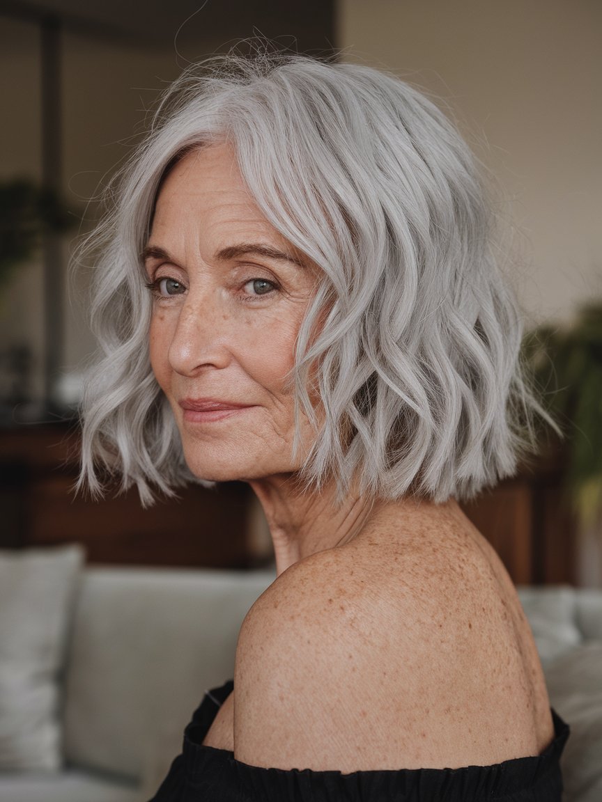 9. Wavy Silver Bob