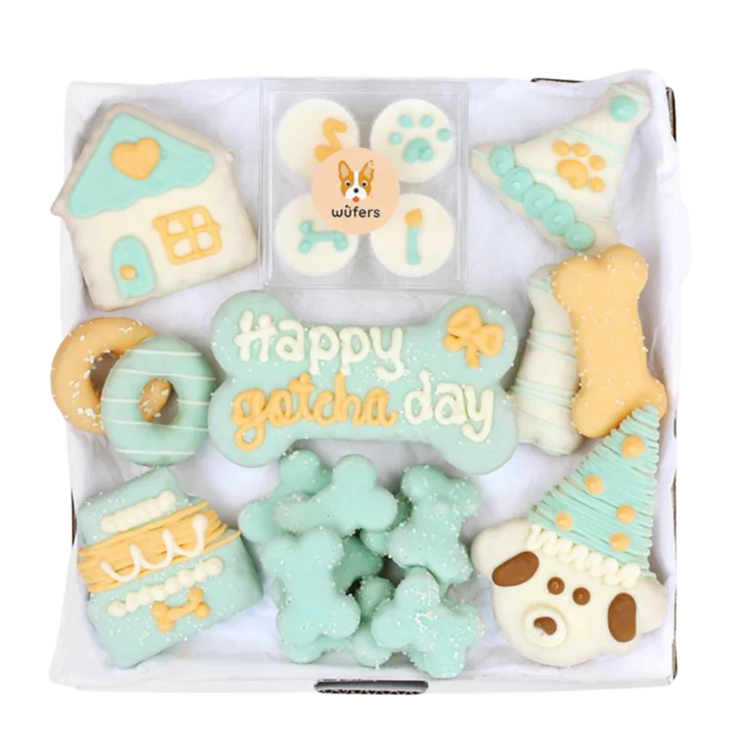 wufers birthday cookie box