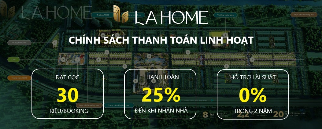 chính sách thanh toán LA Home Long An