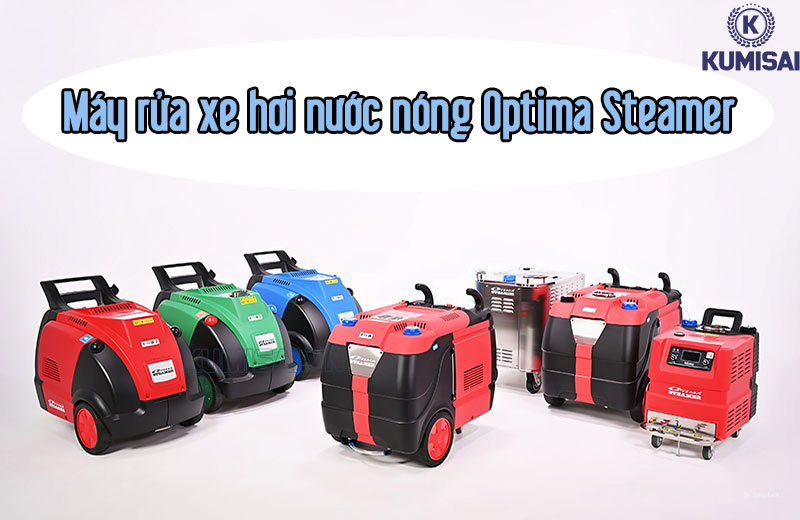 Tìm hiểu máy rửa xe hơi nước nóng Optima Steamer - Hàn Quốc