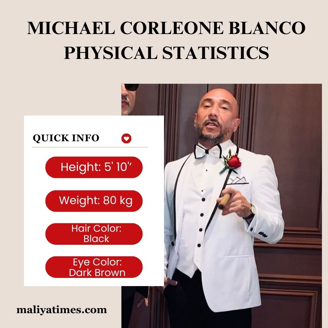Michael Corleone Blanco Physical Statistics