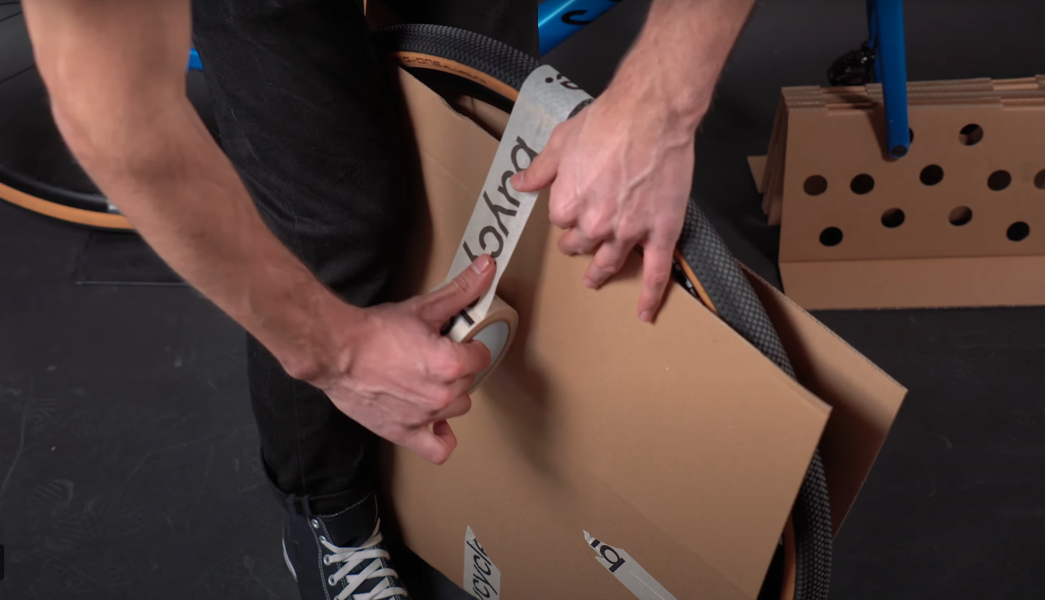 How to pack your bike: Small box