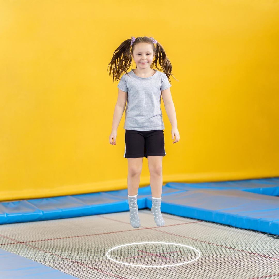 Jump in the Center, the Sweet Spot - trampoline park safety tips