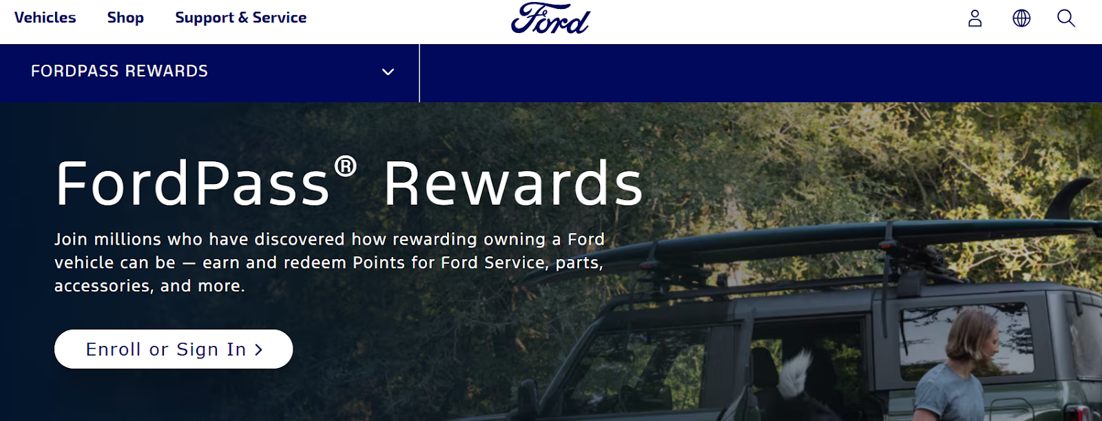 Ford's FordPass rewards enhancing the customer experience through its comprehensive loyalty program