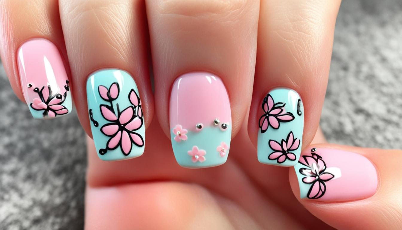 dainty toe nail designs