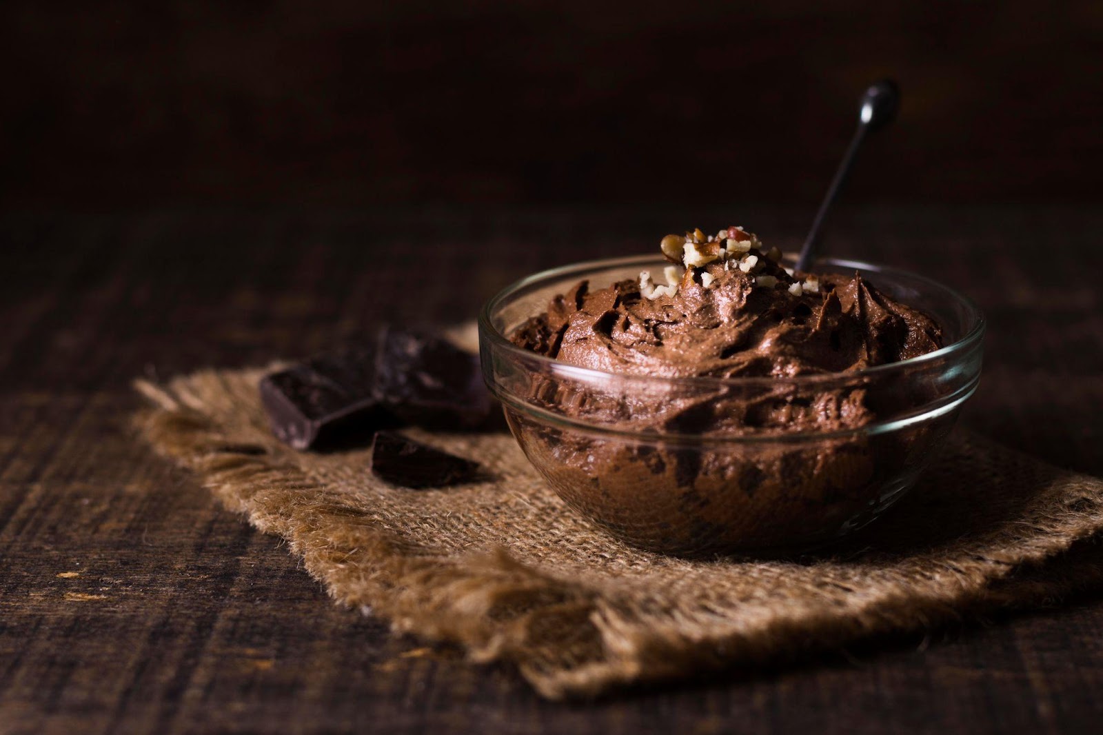 mousse de chocolate