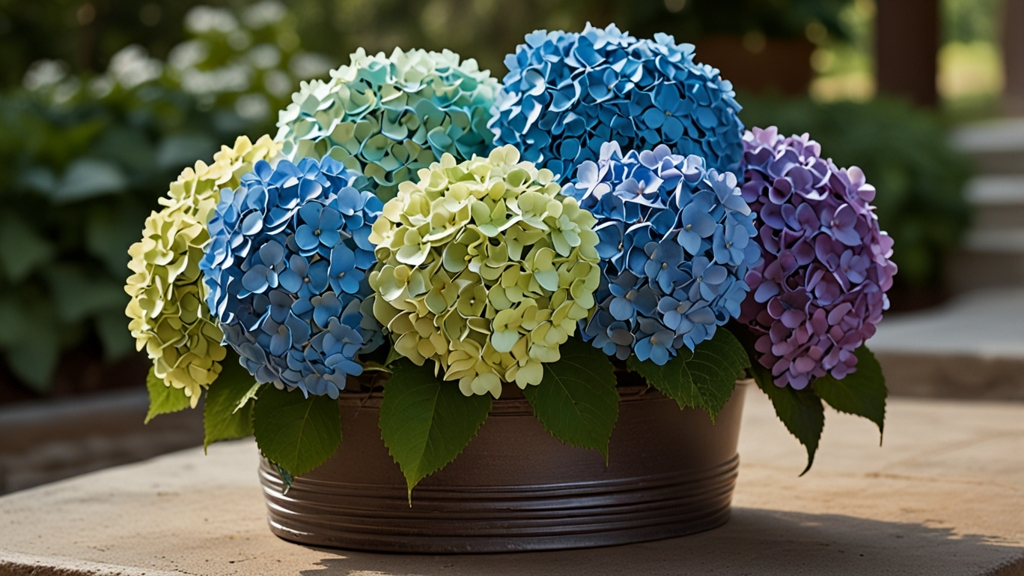 hydrangea flowers arrangement useslist​