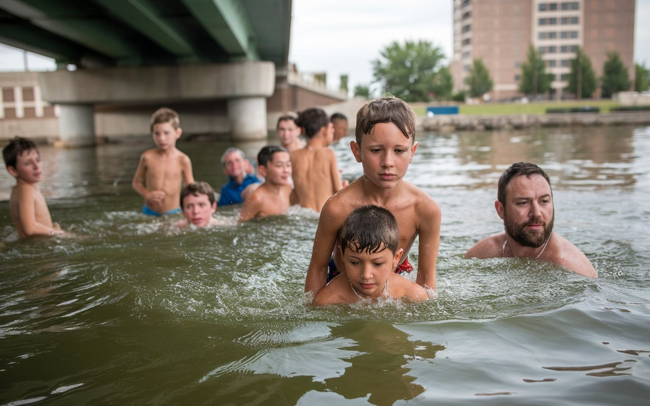 Fisher Boys Drowning in Baton Rouge Off Harding Blvd