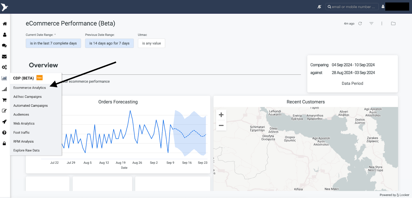 ContactPigeon CDP Dashboard