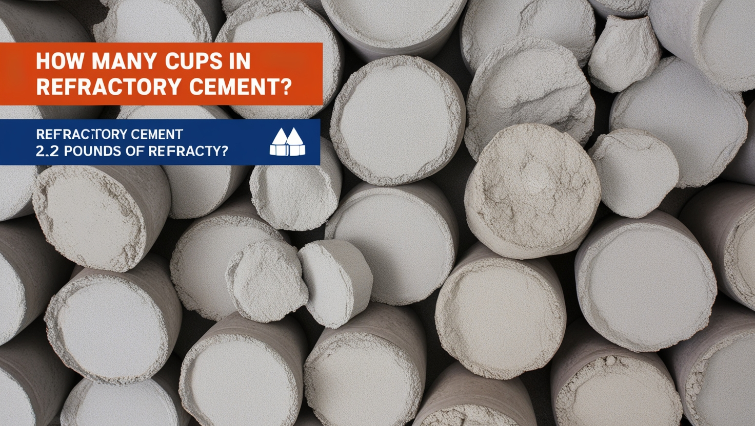 How Many Cups in 2.2 Pounds of Refractory Cement