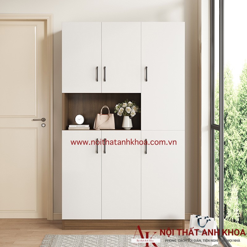 Tủ Giày Kịch Trần Gỗ MDF Đẹp Hiện Đại Giá Rẻ