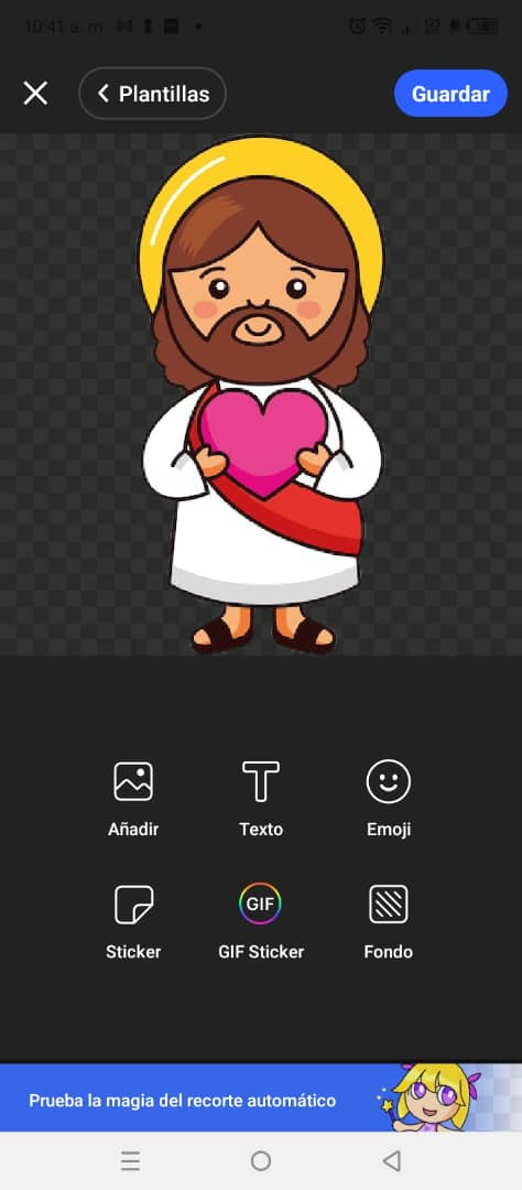 Crear figuritas cristianas