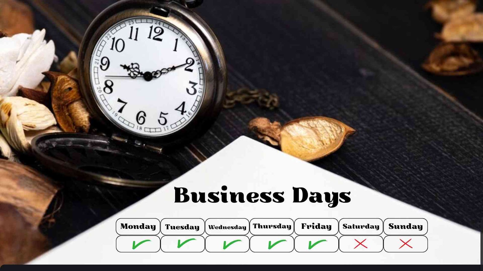 Common Working Hours IN Business Days