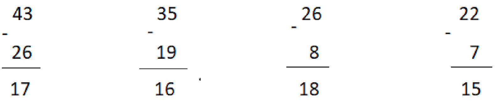 BÀI 36. PHÉP TRỪ CÓ NHỚ TRONG PHẠM VI 100Bài 1: Đặt tính rồi tính43 – 26                                   35 – 1926 – 8                                     22 – 7Giải nhanh:LUYỆN TẬP VẬN DỤNG