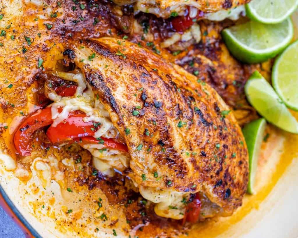 Fajita Stuffed Chicken Breast Recipe
