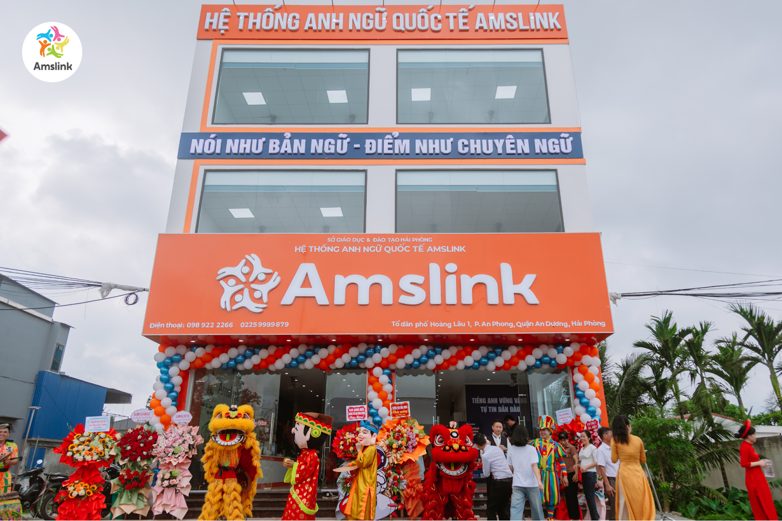 Amslink An Dương tọa lạc tại Tổ dân phố Hoàng Lâu 1, Phường An Phong, Quận An Dương, Hải Phòng