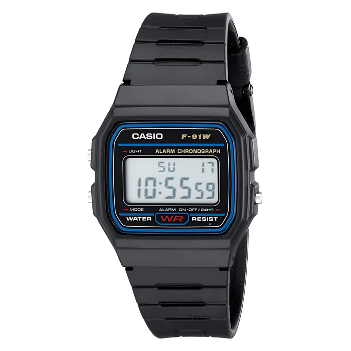 Casio F91W-1 Men's Classic Chrono Resin Strap Digital Watch