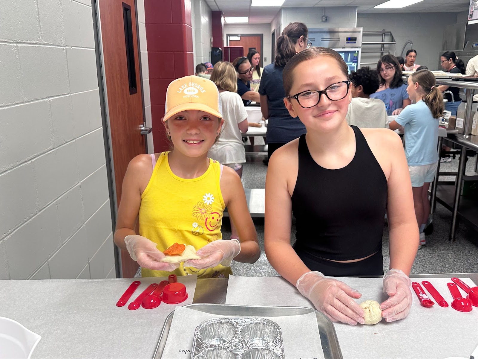 kids cooking in the kitchen