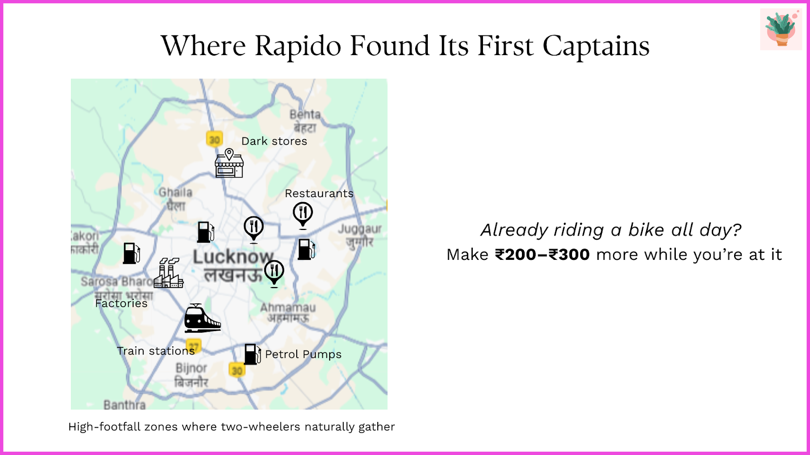 Where Rapido found it's first captainss
