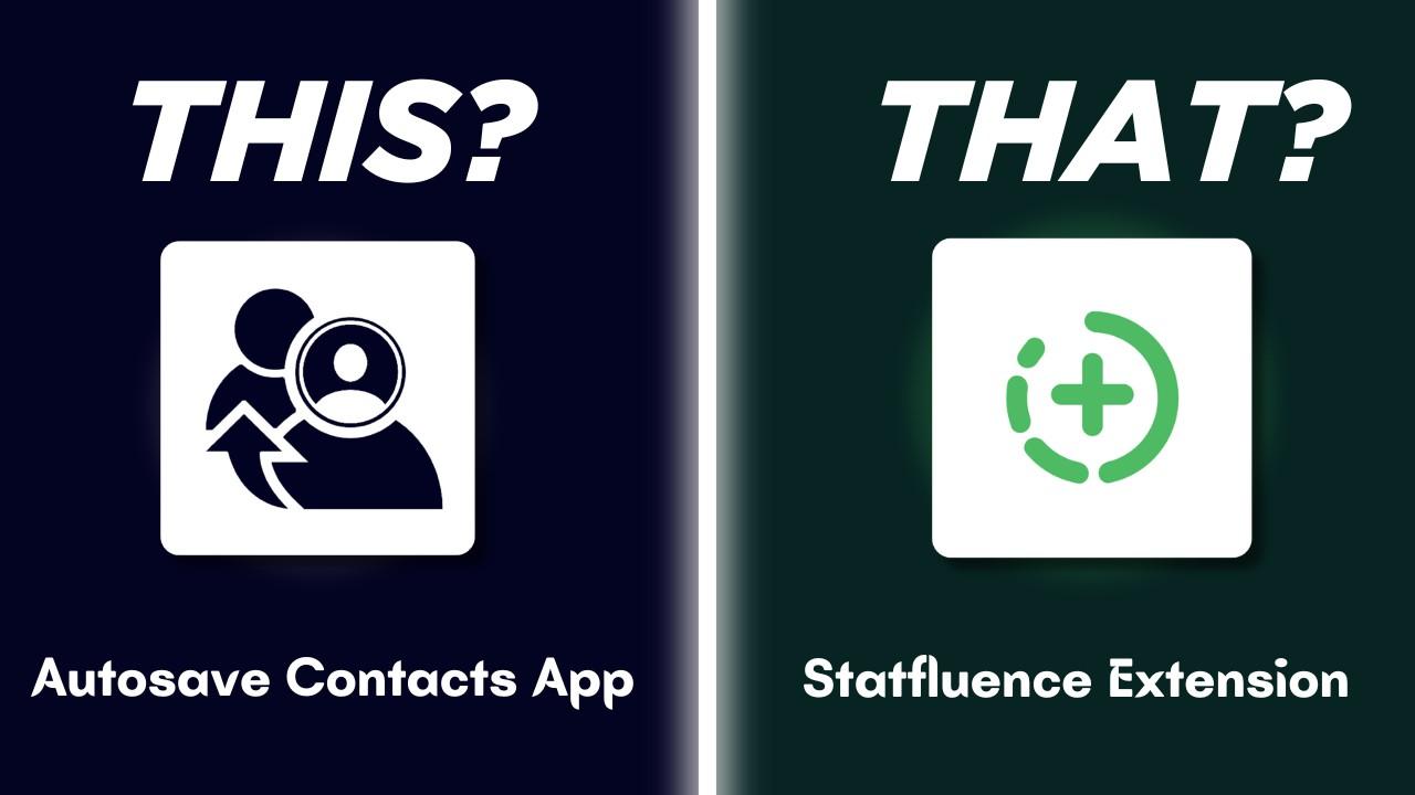 Why Autosave Contacts Beats Statfluence