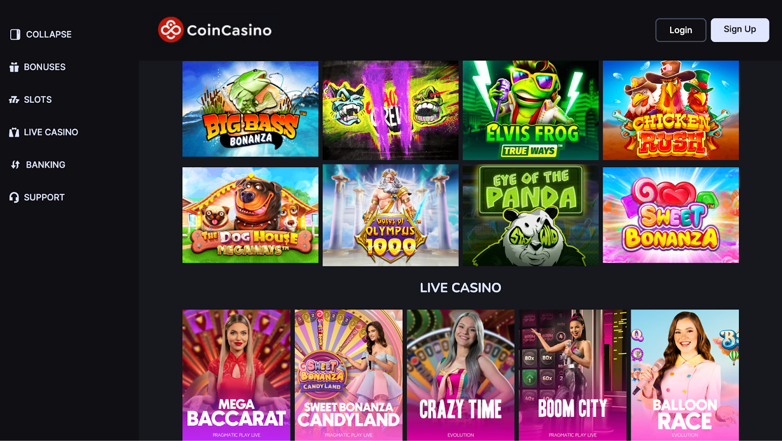 CoinCasino review - offshore casinos