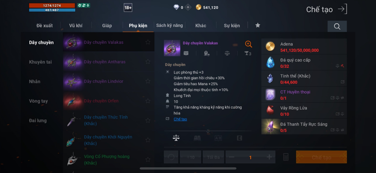 Các Loại Vũ Khí Và Trang Bị Tốt Nhất Trong Lineage2M