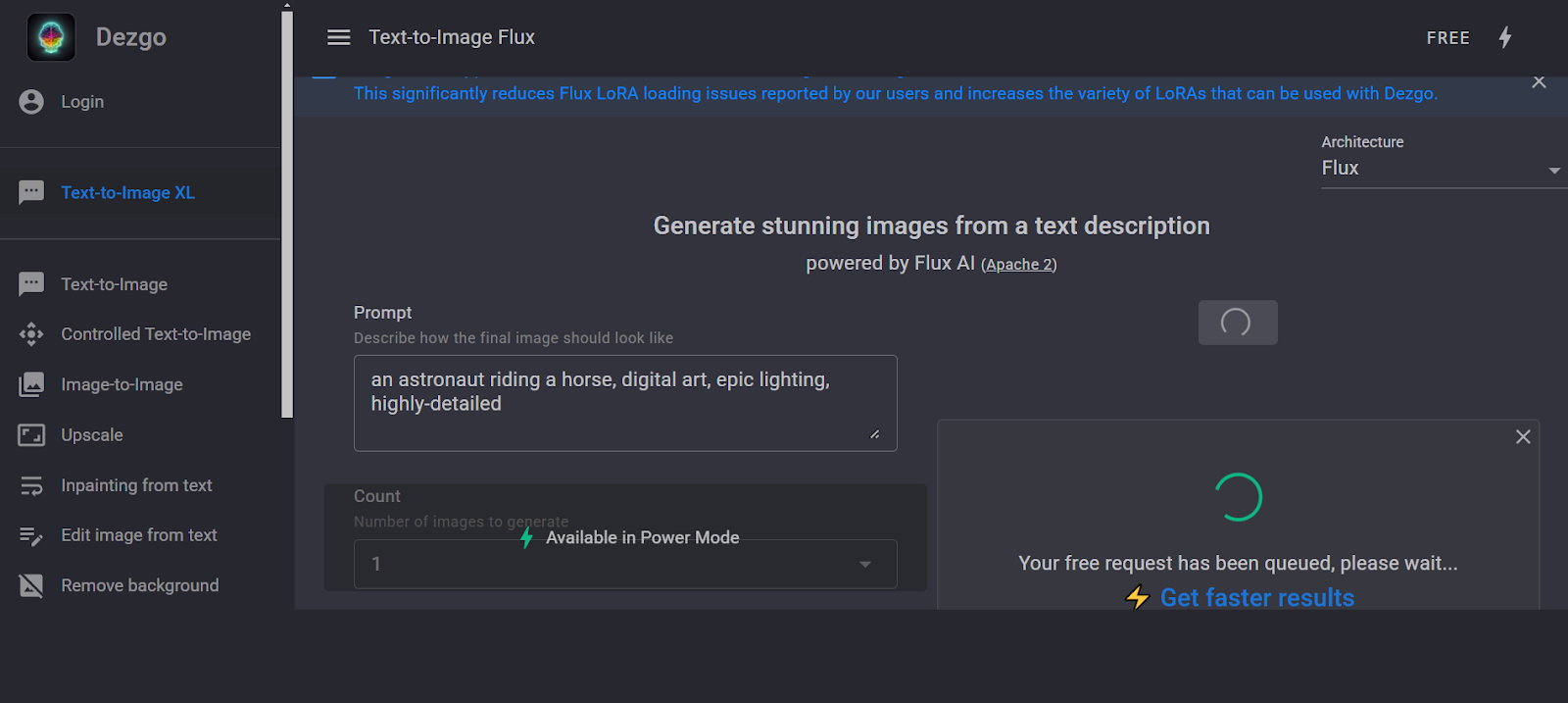 Dezgo ai tests prompt