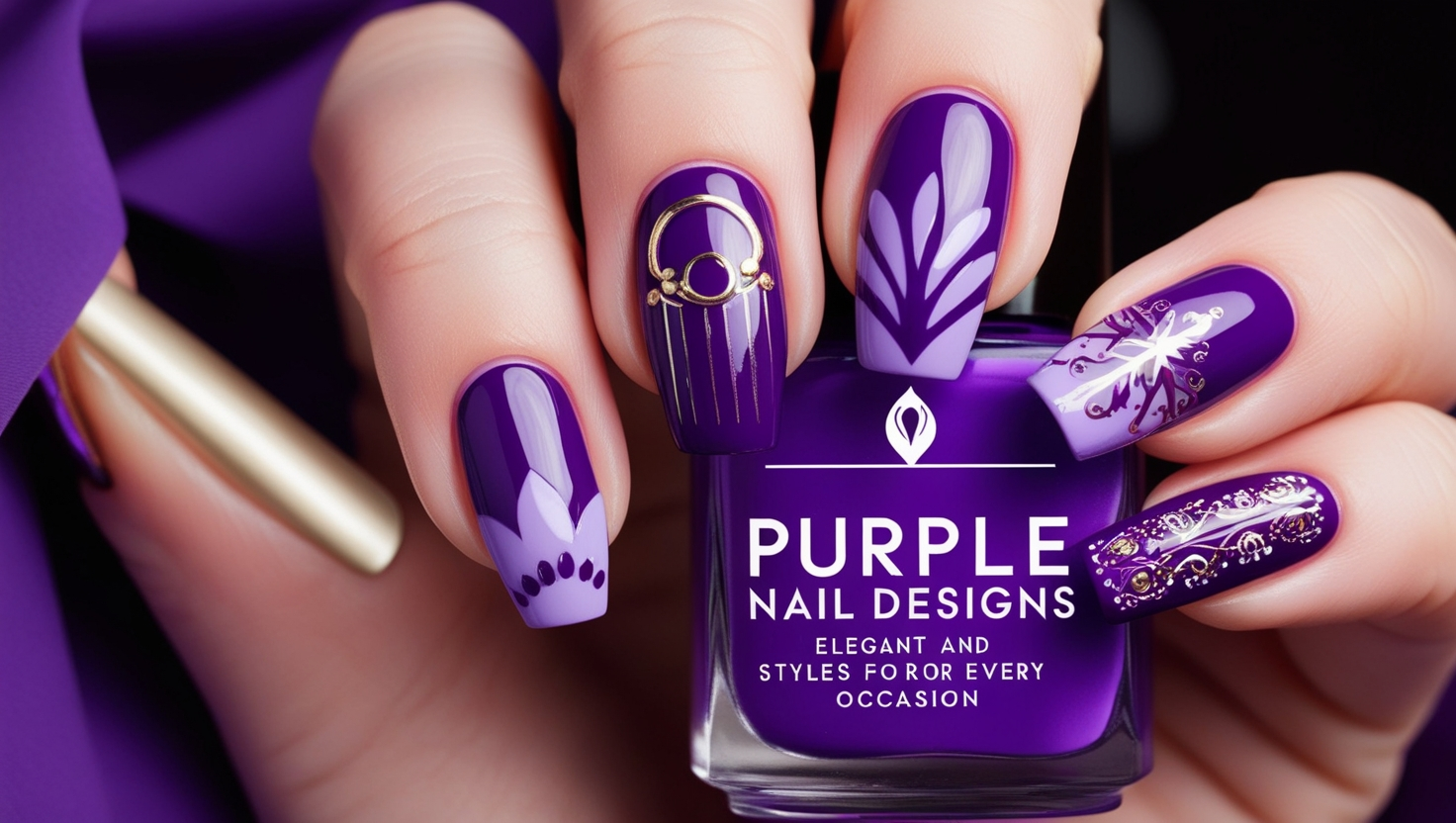 Purple Nail Designs