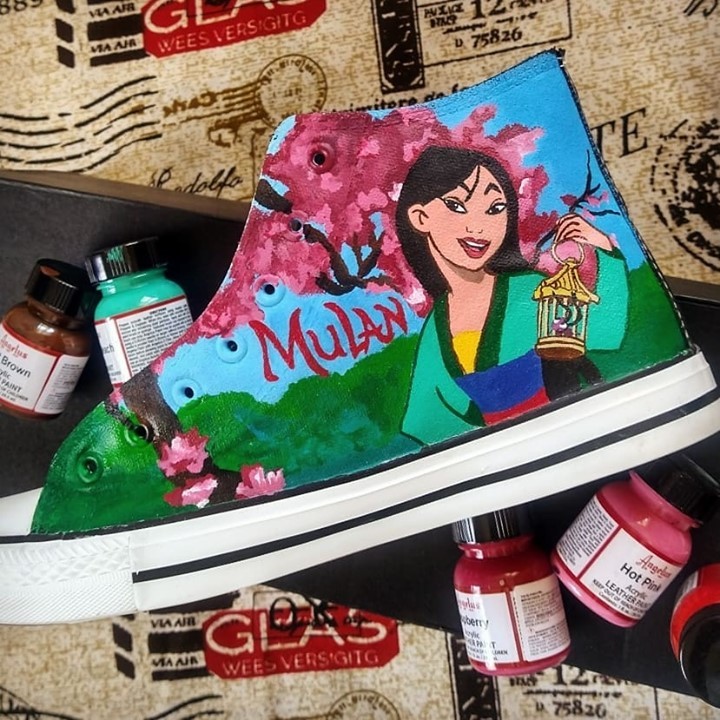 custom painted high tops