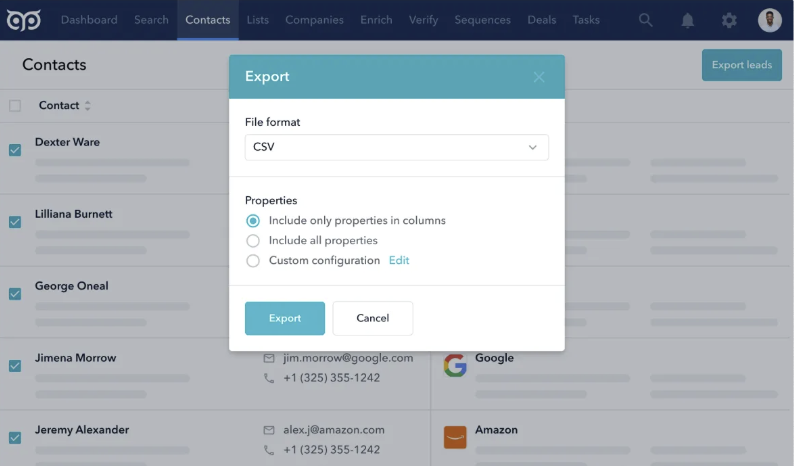 Screenshot of extracting LinkedIn profile data without Sales Navigator - GetProspect
