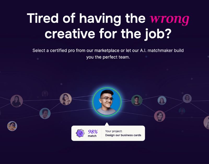 digital design agency Penji's AI designer matchmaker 