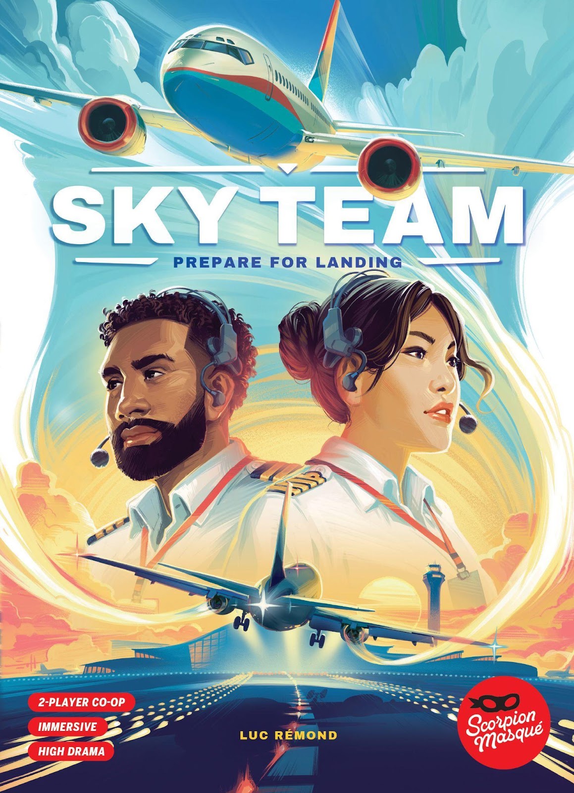 Sky Team Game - cooperative board games for kids