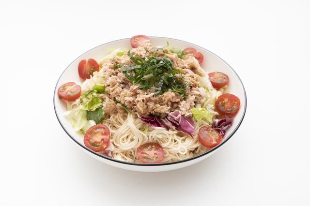 あえるだけで簡単「ツナのさっぱりそうめん」