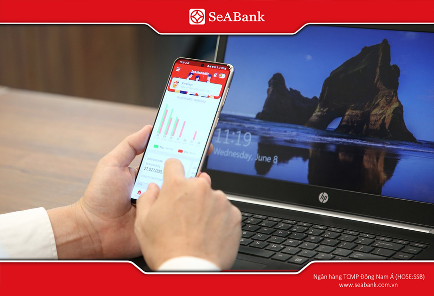 Making transactions is simplified with digital banking.