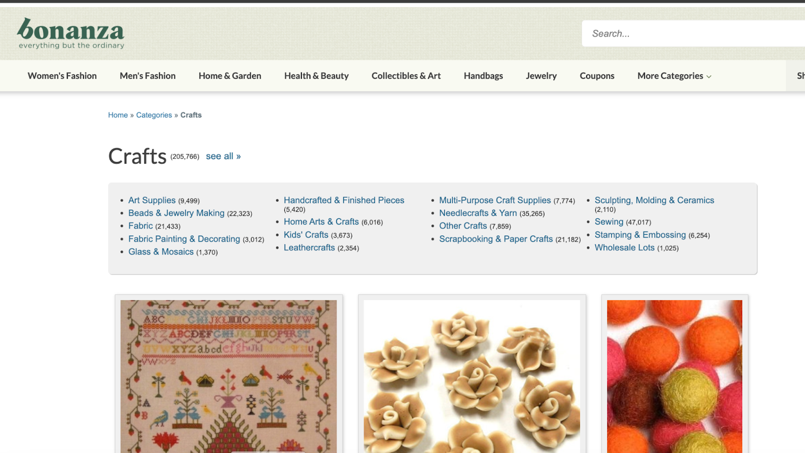 websites like etsy bonanza