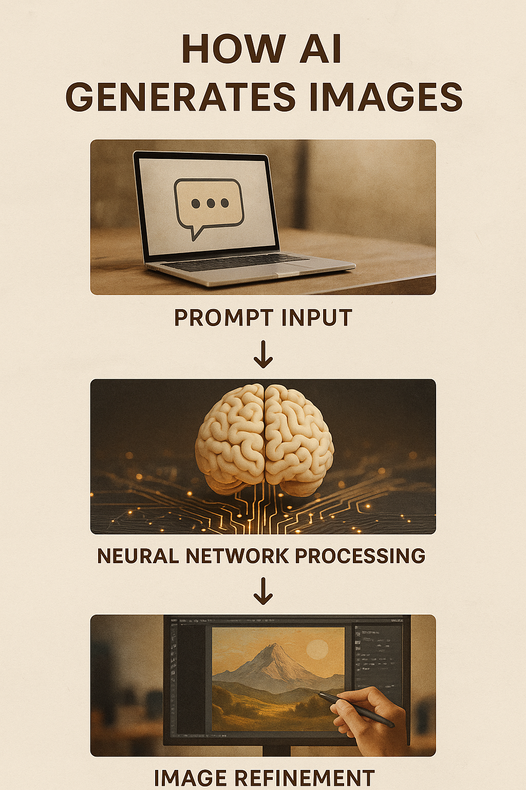 How AI generates images 