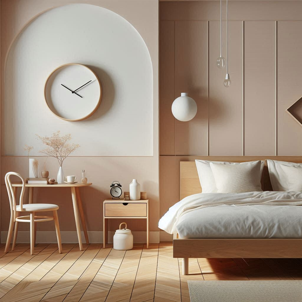 Modern Scandinavian bedroom design