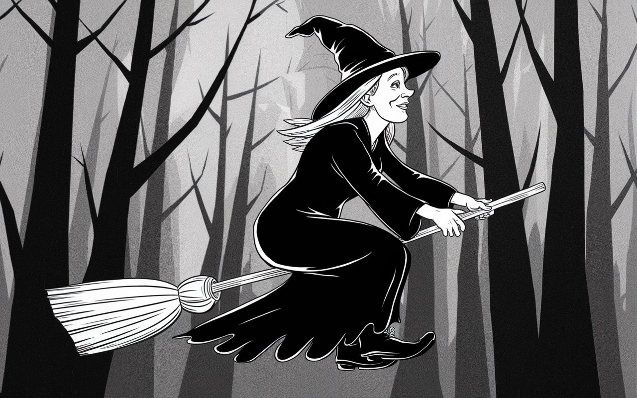 Animated GIF Balancing a Broomstick