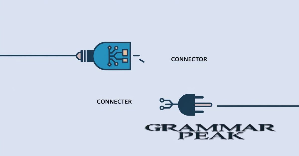 What do “Connector” and “Connecter” Mean?