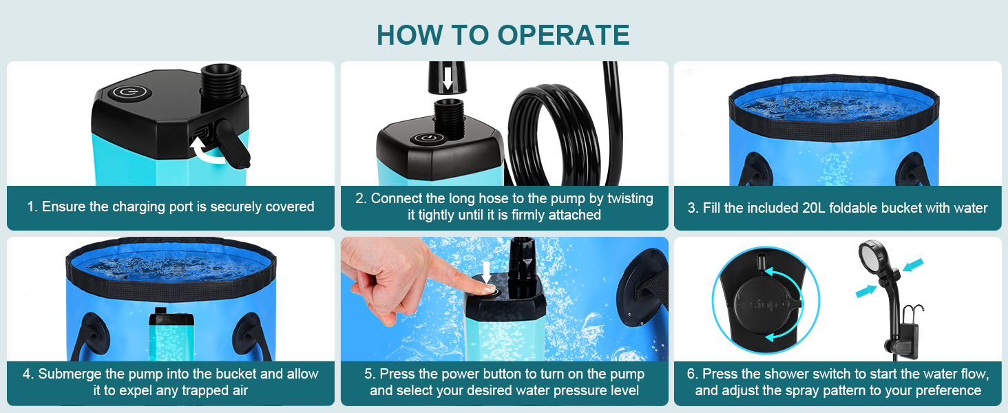 Portable Shower for Camping