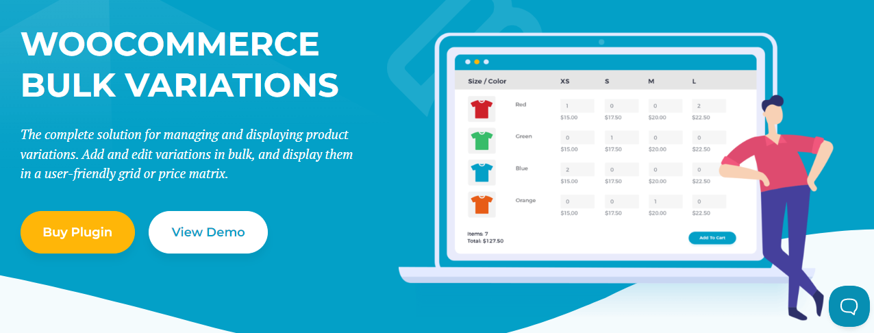 WooCommerce bulk variations plugin