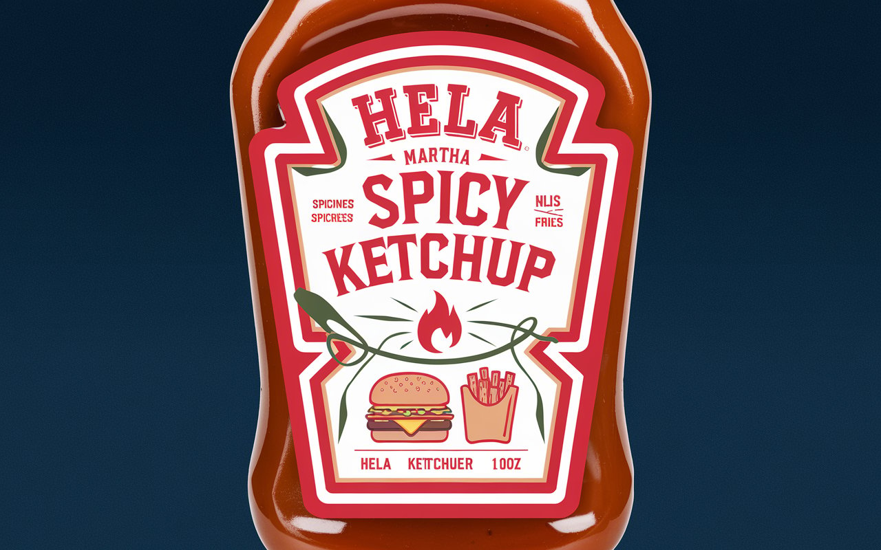 Hela Martha Lauer Spicy Ketchup 12oz