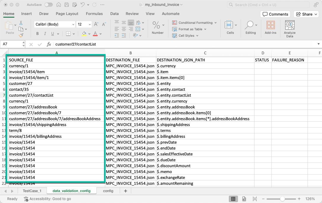 sample data_validation_config tab