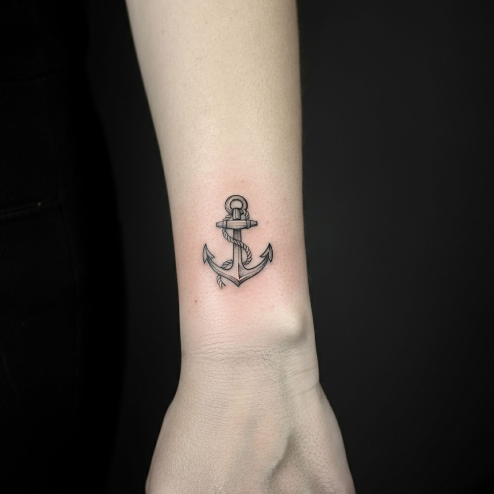 Anchor Tattoo on Wrist