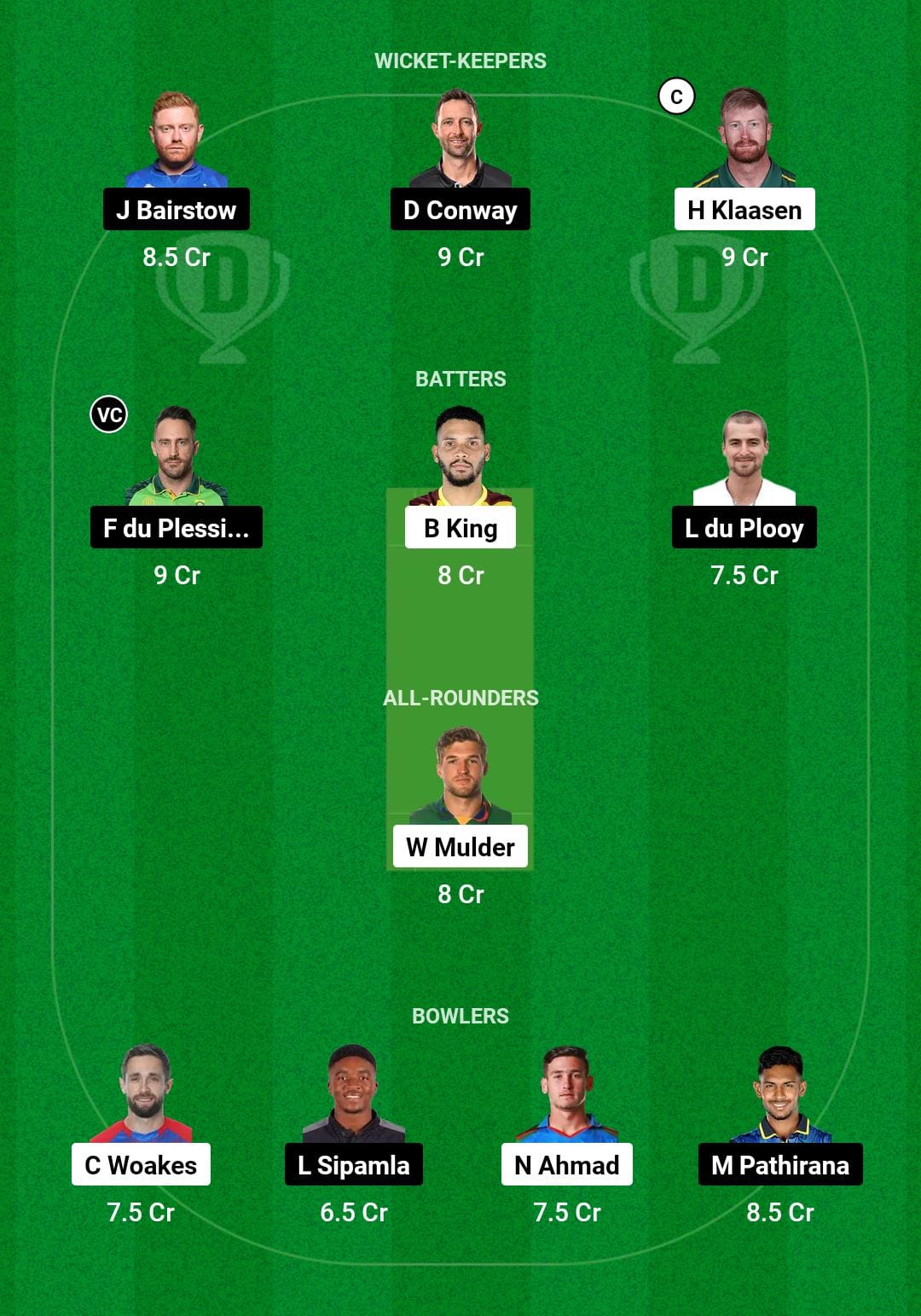 DSG vs JSK Dream11 Prediction Grand League Team SA20 2025