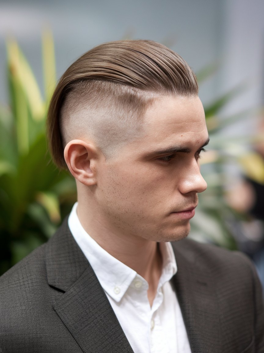 14. Slicked Back with Undercut