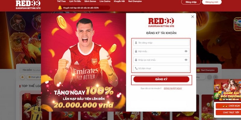 Điều kiện đăng ký RED88