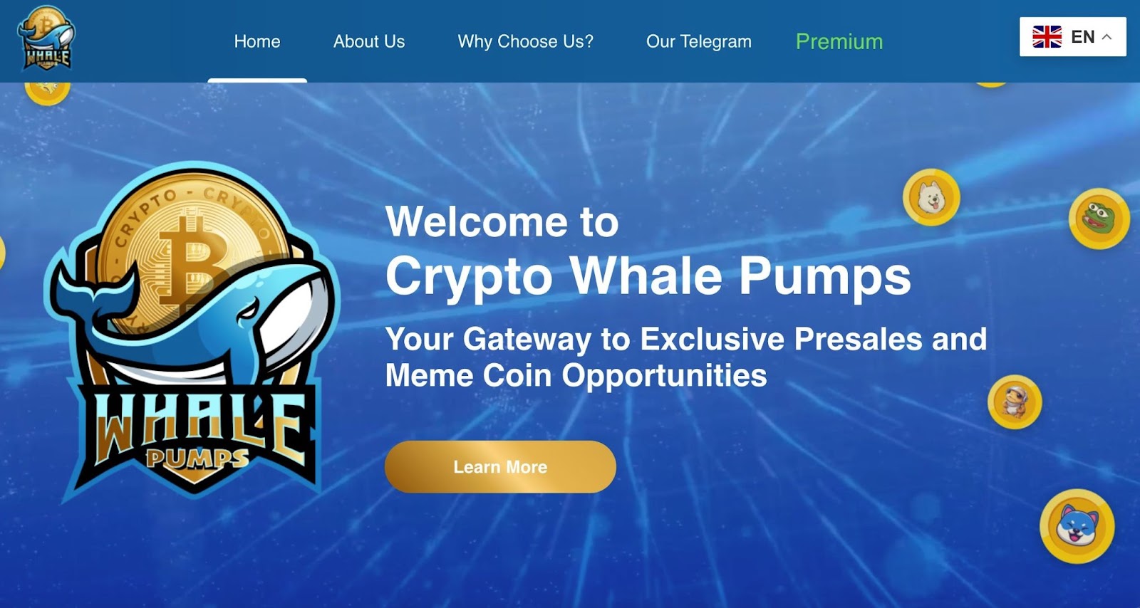 Crypto Whale Pumps Image